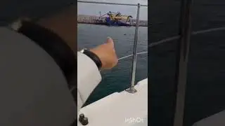 جولة في اليخت مع عائلتي/متعة البحر /#فنيدق