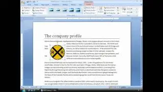 Align or Wrap Text around Pictures in Word 2007.avi