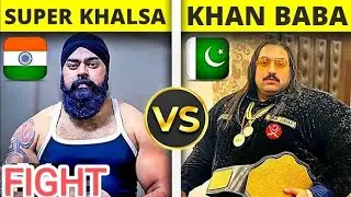 Pakistani Khan Baba vs Indian Super khalsa / Full Wrestling Match