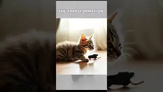 cat finally catches mouse and gets a surpise .. #cats #funnymoments #catlover #cuteanimals