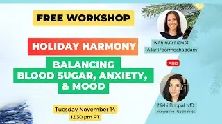 How to balance blood sugar and anxiety over the holidays
