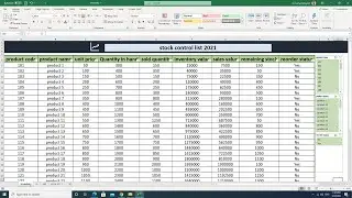 افضل برنامج مخازن 2021 على الاكسل - شرح طريقة عمل شيت مخازن بالاكسل