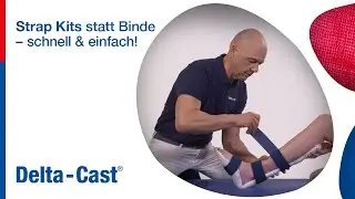 Dynacast® Prelude – Schienen am Unterschenkel fixieren