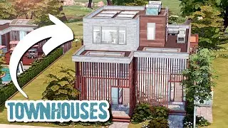 NEWCREST TOWNHOUSES 🏘️ Rebuild Newcrest | The Sims 4: Speed Build