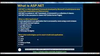 What is ASP NET Part 1