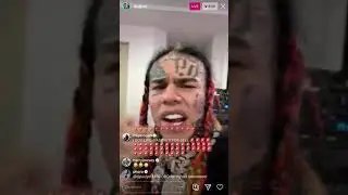 6ix9ine on live exposing rappers and claiming they rats 🐀