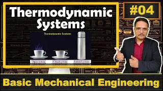 Thermodynamic systems | Open System | Closed System | Isolated System | Basic Mechanical Engineering