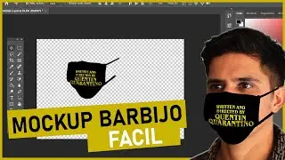 MOCKUP GRATIS de barbijo/tapaboca: PLANTILLA Y EDICION [FACIL] ✅