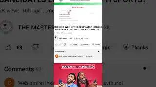TGEDCET Web Options Update