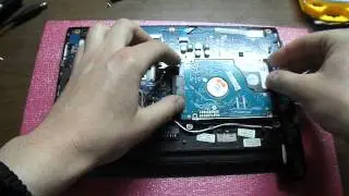 Замена HDD и обзор нетбука Samsung NP-N102S
