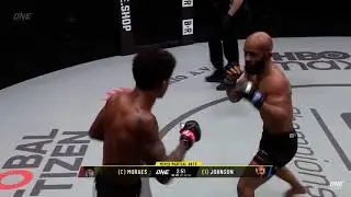 Adriano Moraes KO’s Demetrious Johnson