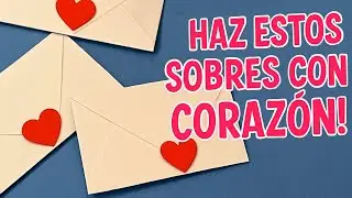 Ella hace un sobre en 1 minuto #diy