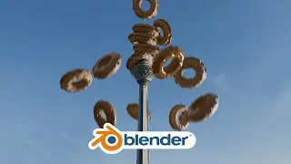 بارش دونات 🍩 بر فراز برج میلاد | VFX Physic