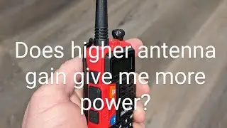 Antenna gain, what happens with higher gain?
