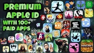Unlocked Premium Apple ID with all editing apps like lumafusion & procreate & cute cut pro free