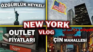 Özgürlük Heykeline Gittim, New York Outlet Alışverişi, New York Vlog, Amerika Turu P7