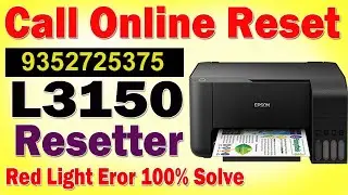 how to reset epson l3115 printer | epson l3110 ko reset kaise kare | epson l3150 red light blinking