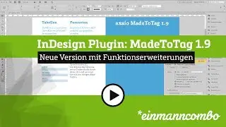 InDesign Plugin: axaio MadeToTag 1.9