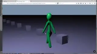 Using blend4web Logic Nodes to Move a Character While Looping Through a Walk Cycle Animation