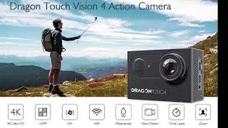 Dragon Touch Vision 4 Lite - 4K 20MP EIS Action Camera Unboxing & First Impressions Review