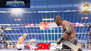 WWE 2K24 MyRISE - J'affronte Cody Rhodes pour le Titre! #2