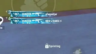 I killed RK7 HUNTER 😁
