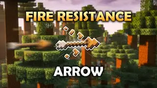 How To Craft The Arrow of Fire Resistance in Minecraft Arrow of Fire Resistance TUTORIAL.