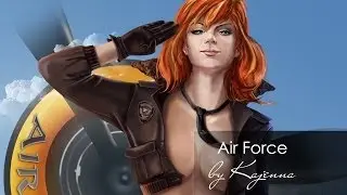 Air Force / Digital painting by Kajenna