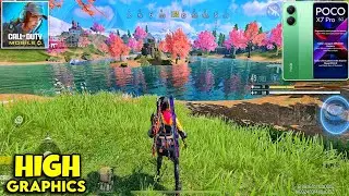 POCO X7 PRO 🔥 CALL OF DUTY MOBILE HIGH GRAPHICS + MAX 60 FPS GAMEPLAY TEST 