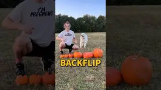 WHAT’S THE HEAVIEST PUMPKIN I CAN HOLD AND BACKFLIP? 🎃