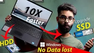 Speed you Pc Laptop 10X Faster | How to Migrate Windows to SSD Without Loosing Data | HDD to SSD