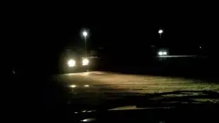 Дрифт на парковке Ваз 2107  зимний дрифт
