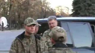 Президент Украины Петр Порошенко в Мариуполе 12.10.18