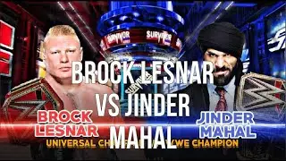 Brock Lesnar Vs Jinder Mahal