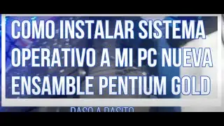 Como Instalar Windows 10 en mi pc o laptop mismo procedimiento en ambos casos