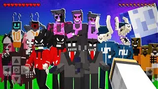 Testei os PERSONAGENS NOVOS do ADDON MOD do FRIDAY NIGHT FUNKIN no MINECRAFT BEDROCK!