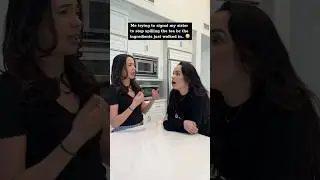 There is no stopping her when she has the tea 😳🫖