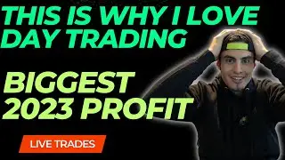 Biggest 2023 Profit | This is why I Love Trading | Free Live Streams | LIVE Trading Recap | $TSLA