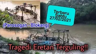 Tragedi Perahu Eretan Cikesal Panyabrangan Terguling Warga Hanyut Terbawa Arus