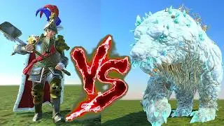 Karl Franz VS Elemental Bear. Total War Warhammer 3
