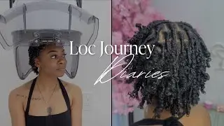Loc Diaries 01: I'm Finally Starting My Loc Journey!!! Professional Loctician Visit + Full Process