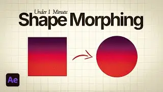 Insane Shape Morph Trick In After Effects (Only 1 Minute!)