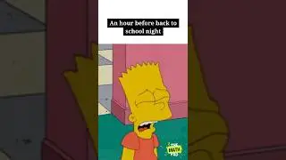 How many of you have schools starting this week? #shorts #memes #simpsons #backtoschool #bartsimpson
