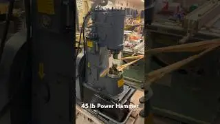 20kg / 45lb blacksmith power hammer #blacksmith #blacksmithing #forge #hammer #forging #metal #steel