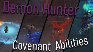 ALL DEMON HUNTER COVENANT ABILITIES - World of Warcraft Shadowlands Alpha