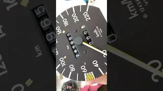 Как починить одометр Mercedes-Benz W124
