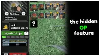 this tower has a HIDDEN FEATURE.. | Tower Defense Simulator