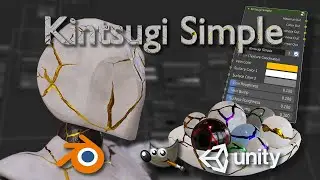 Baking Textures in Blender - Kintsugi Simple
