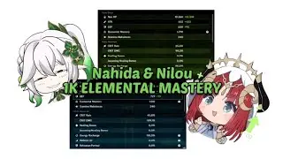 Nahida & Nilou 1K ELEMENTAL MASTERY! | Genshin Impact