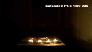 JVC GY-HM600 low light test